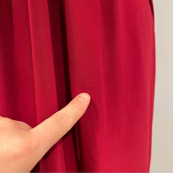 Chaps faux wrap long sleeves knee formal mini dress size small - Picture 6 of 13